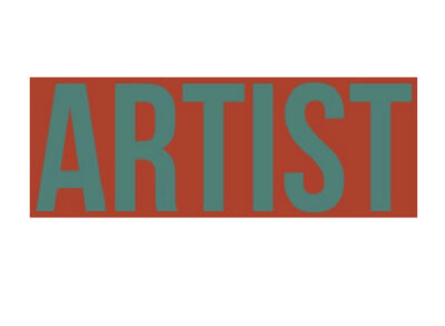 Artist sticker