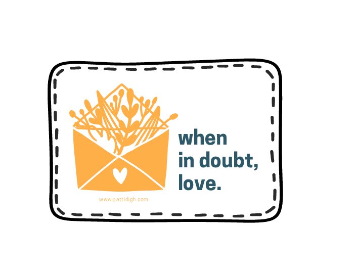 When in Doubt, Love sticker